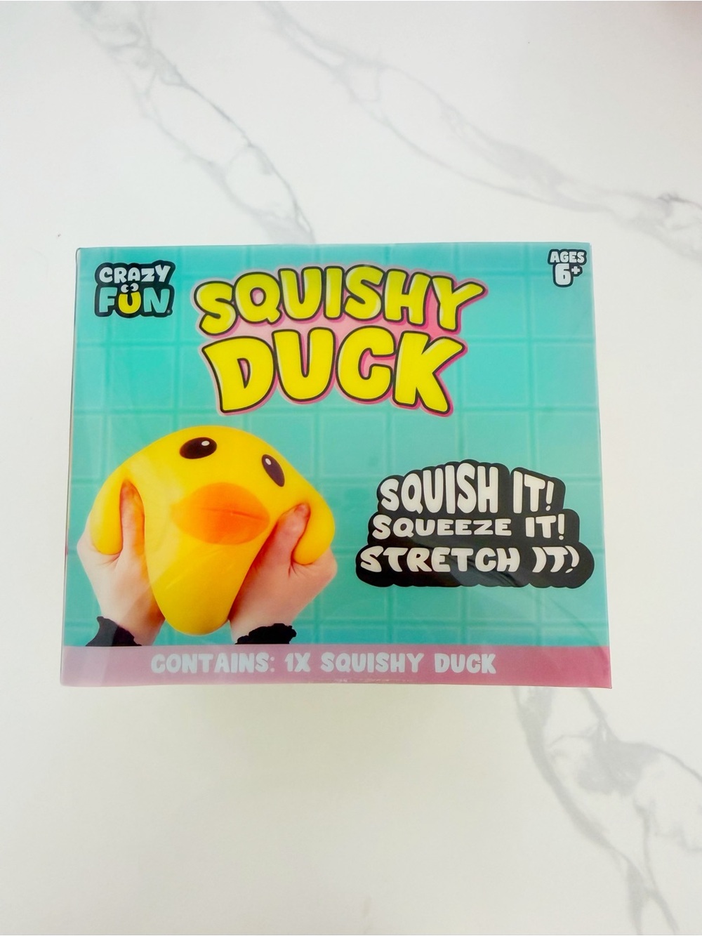 Crazy Fun Squishy Duck Toy 🐥 Soft Stretchy Toy RMS Dumpling Style Fidget Viral - Picture 3 of 5